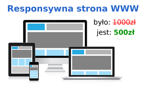 Strona WWW na start za pół ceny!